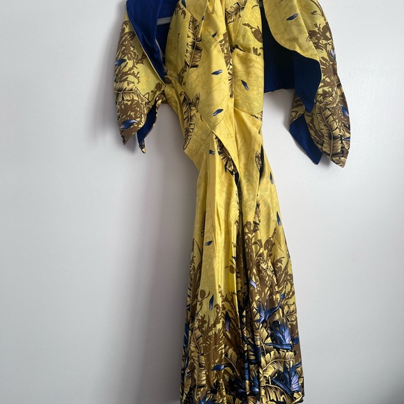 Pinupgirl clothing yellow tiki dress - Picture 2 of 4